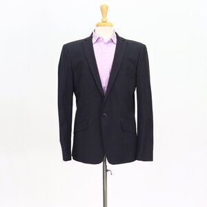 J. Lindeberg 42L Gray Blazer Sport Coat Jacket 1-Button Solid Y674